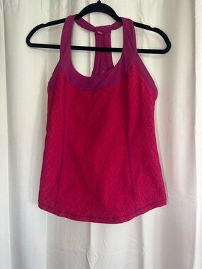 Prana Pink/Magenta Racerback Tank Top